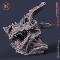 Dragon Skull Figure (Unpainted)