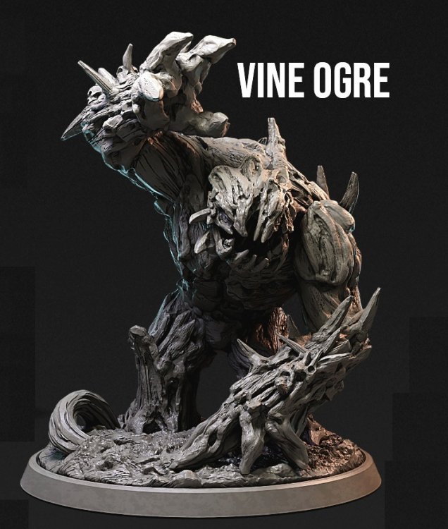 Vine Ogre Figure (Unpainted)
