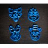 Five Nights At Freddy's Set Of 4 Cookie Cutters