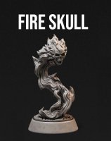 Fire Skull Figure (Unpainted)