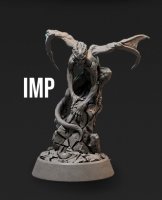 Imp on the stone Figure (Unpainted)