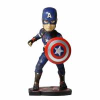 Neca Avengers Age of Ultron - Captain America Head Knocker Figure