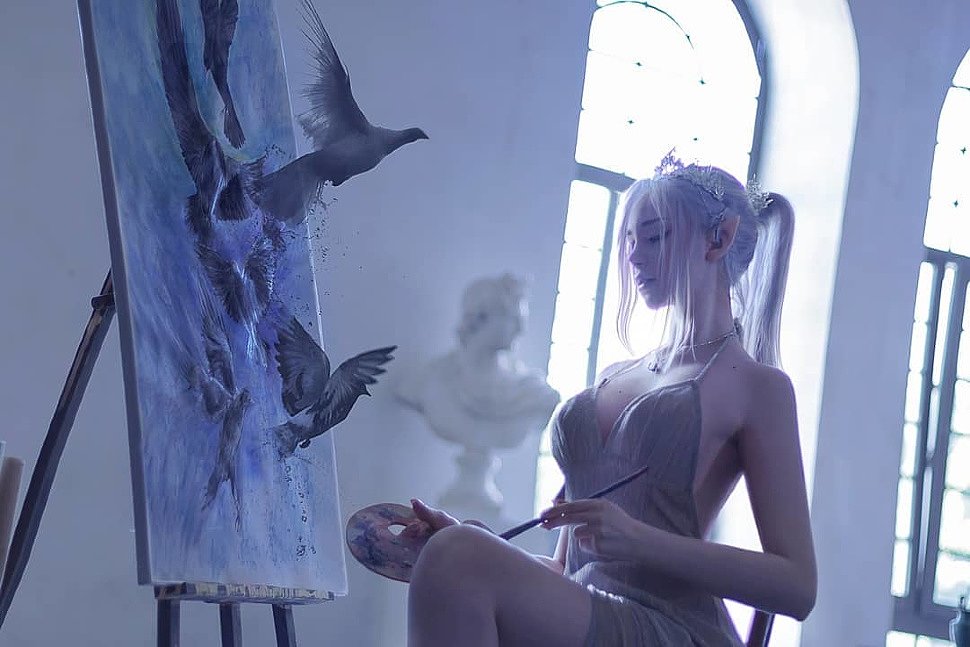 Cosplay: Ice Princess (Ghost Blade by WLOP) by sayathefox