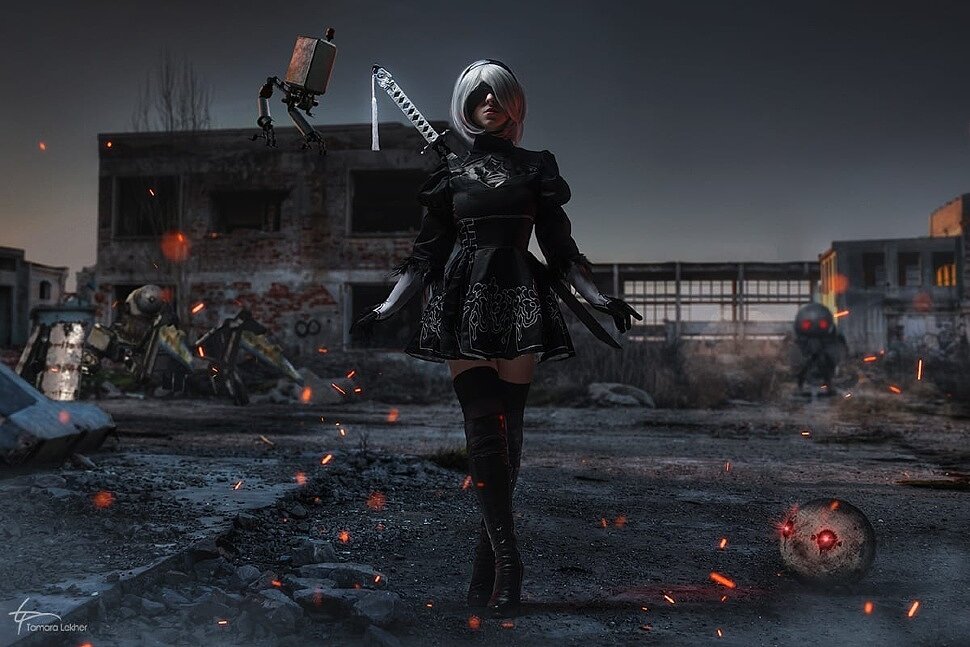 Russian Cosplay: 2B (NieR: Automata) by Roxolana Ridel