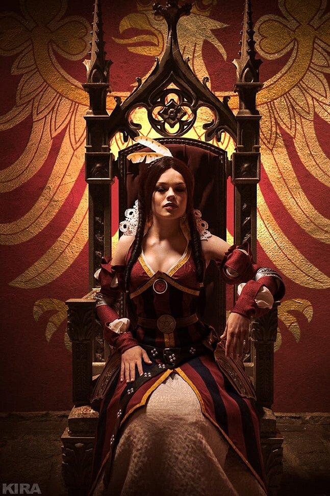 [Cosplay] Philippa Eilhart (The Witcher 2) by Catarina