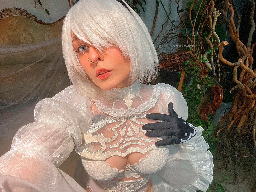 [Cosplay] Bride 2B (NieR: Automata) by Deathwish #Inspired