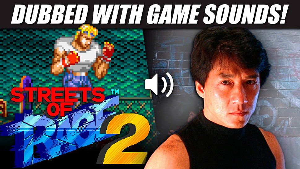 [Fun Video] Jackie Chan dubbed with 'Streets of Rage 2' game sounds!