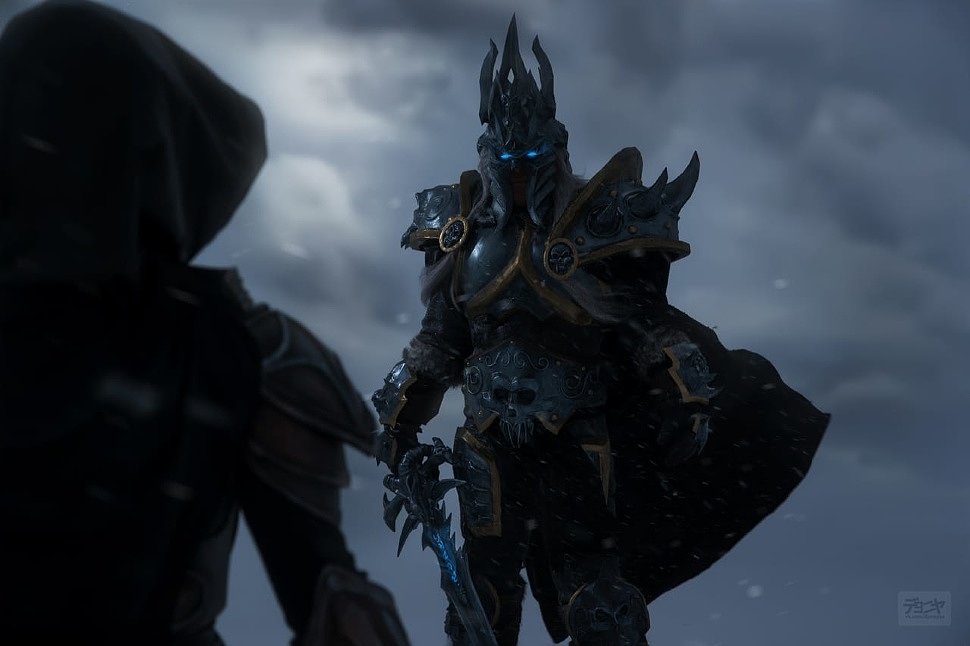 Russian Cosplay: Lich King & Demon Hunter (Heroes of the Storm) by Kurus King & Ali Fro