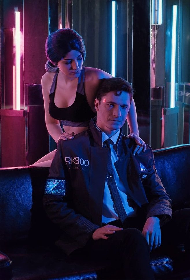 Russian Cosplay: Connor & Traci (Detroit: Become Human)