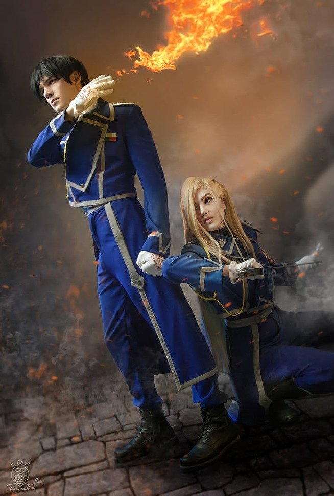 Russian Cosplay: Olivier Mira Armstrong & Roy Mustang (Fullm