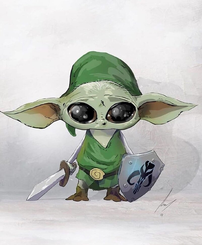[Art] Baby Yoda Series by Mjhiblenart