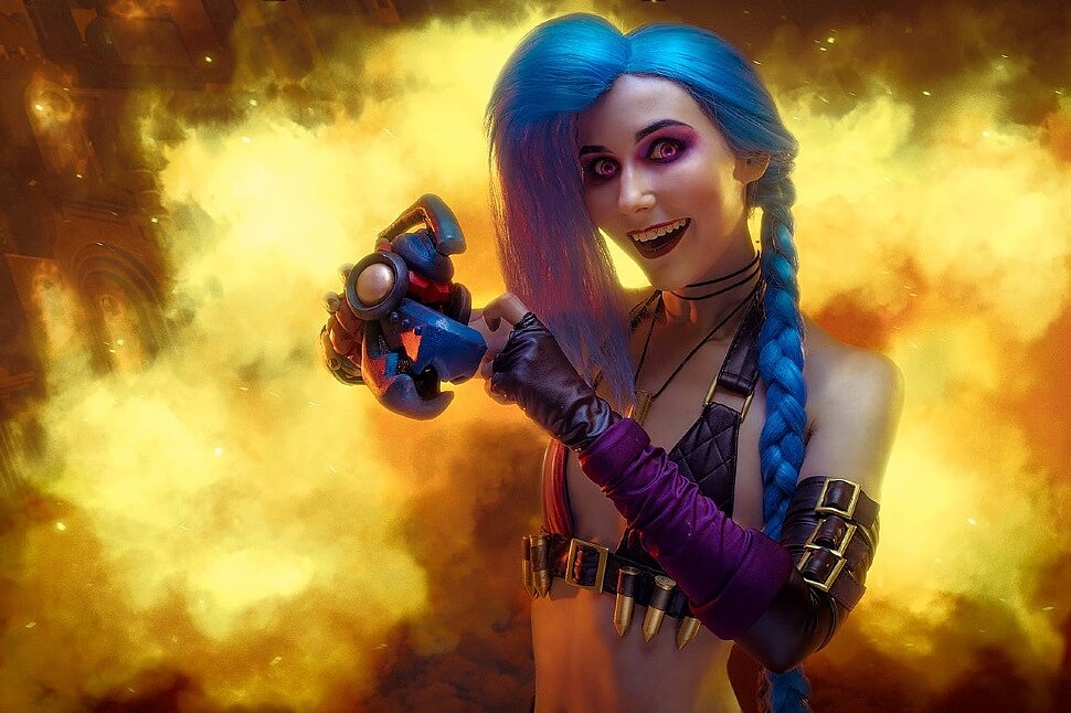 Russian Cosplay: Jinx (League of Legends) by Natsumi