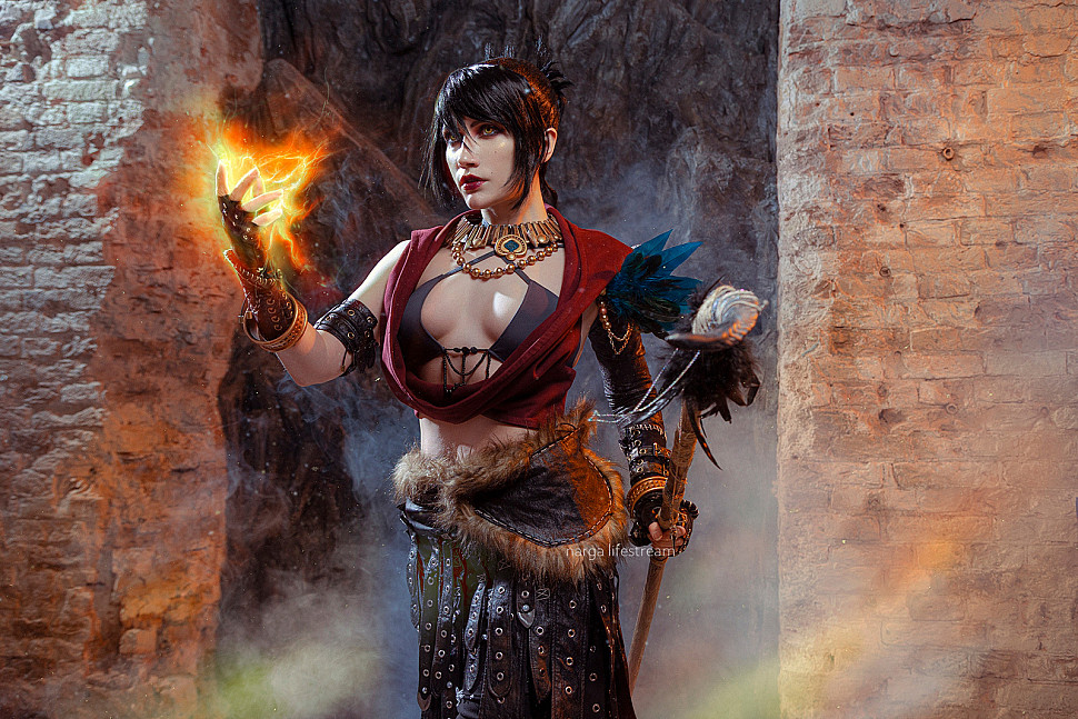 [Cosplay] Morrigan (Dragon Age) by Narga #Inspired