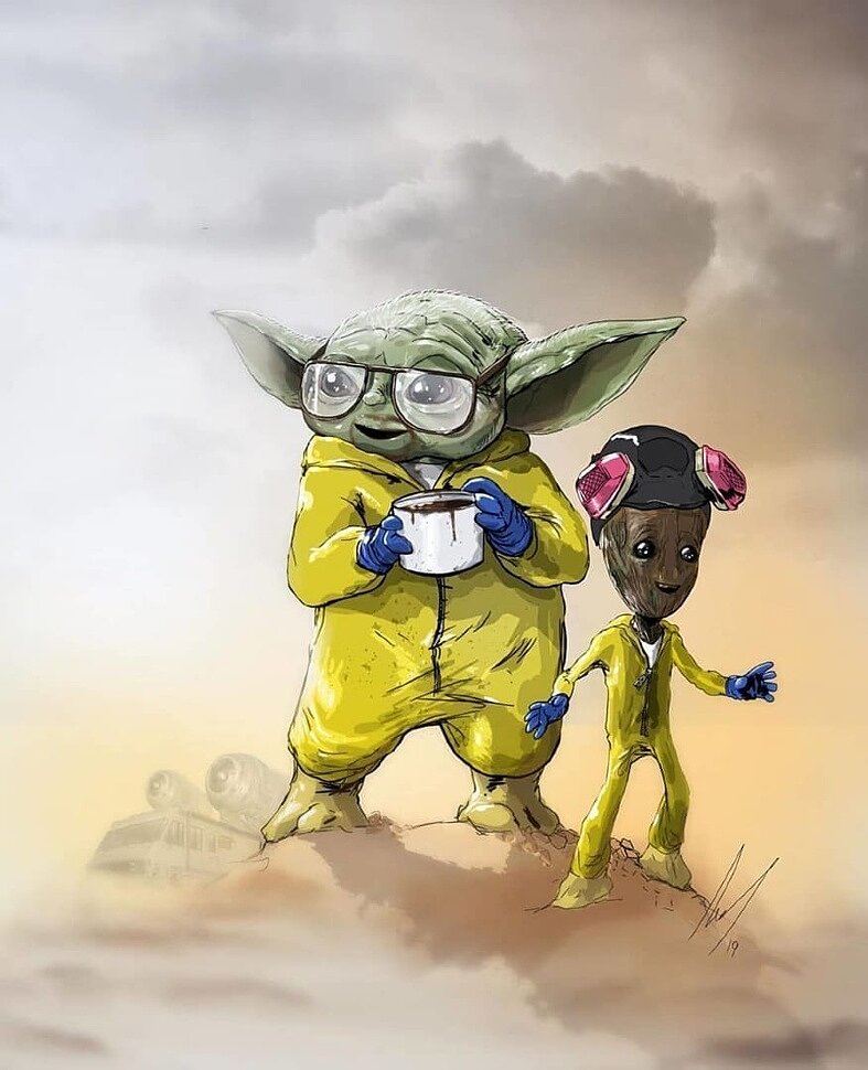 [Art] Baby Yoda Series by Mjhiblenart