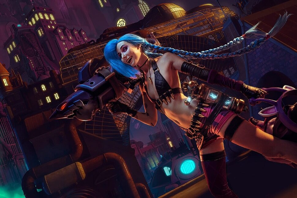 Russian Cosplay: Jinx (League of Legends) by Natsumi