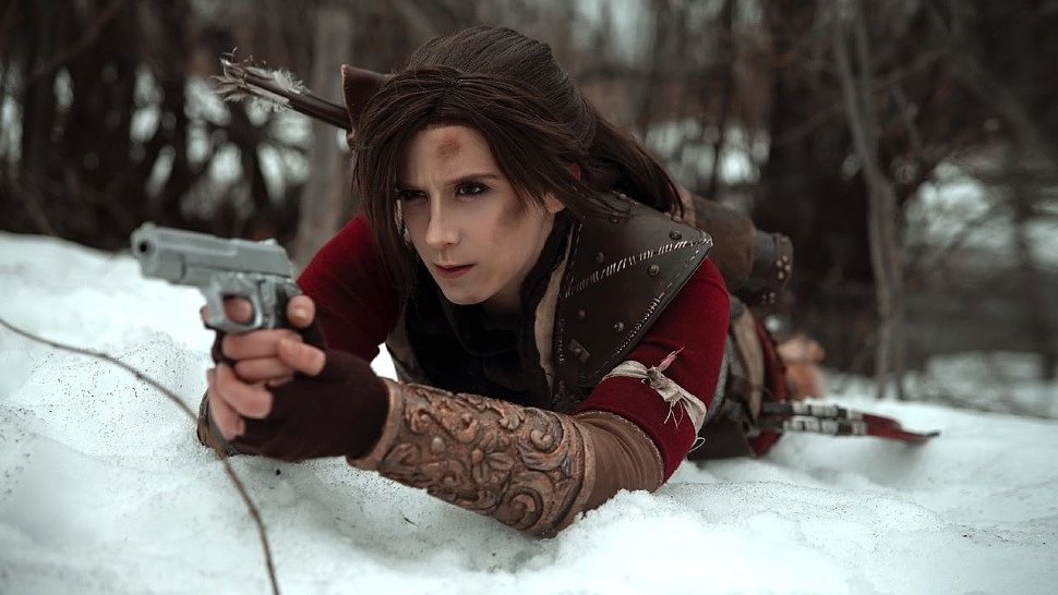 Russian Cosplay: Lara Croft (Rise of the Tomb Raider) by Nishi