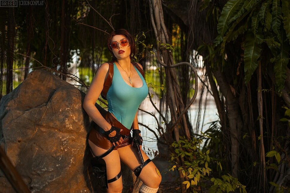 Russian Cosplay: Lara Croft (Tomb Raider) by Anya iChios