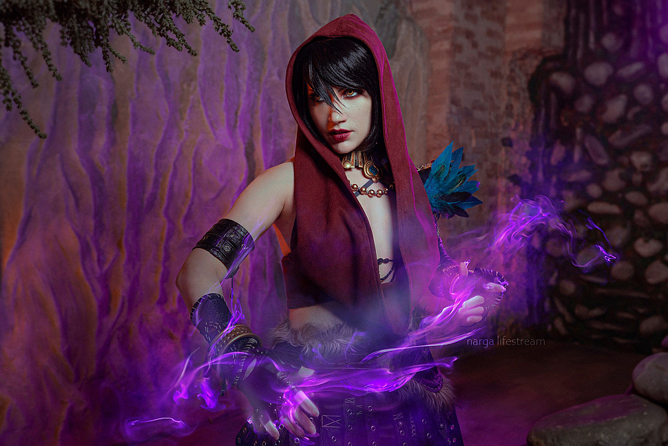[Cosplay] Morrigan (Dragon Age) by Narga #Inspired
