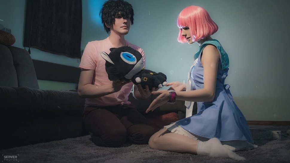 Russian Cosplay: Vincent Brooks & Rin (Catherine: Full Body) by Azrail & Sleepy Lina