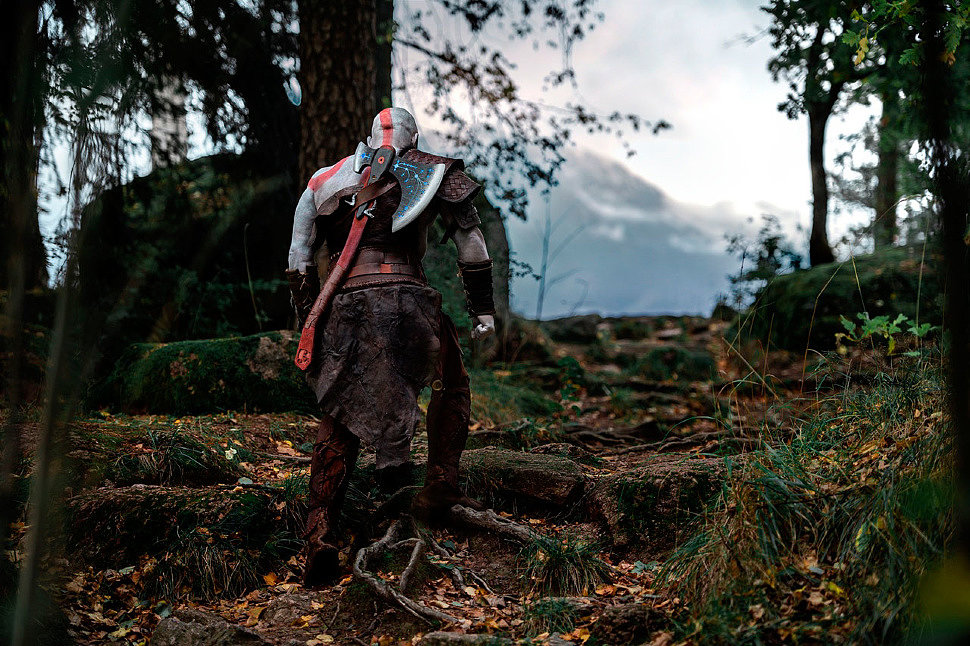 Russian Cosplay: Kratos (God of War)