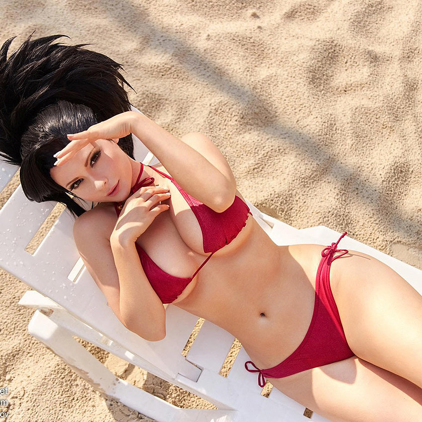 Russian Cosplay: Momo (My Hero Academia) by Jannet Incosplay