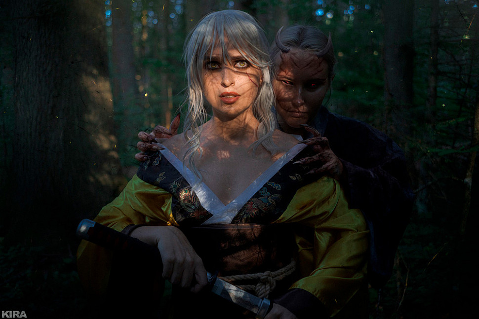 [Cosplay] The Witcher 3: Wild Hunt. Ciri's Story: Hunting Yōkai