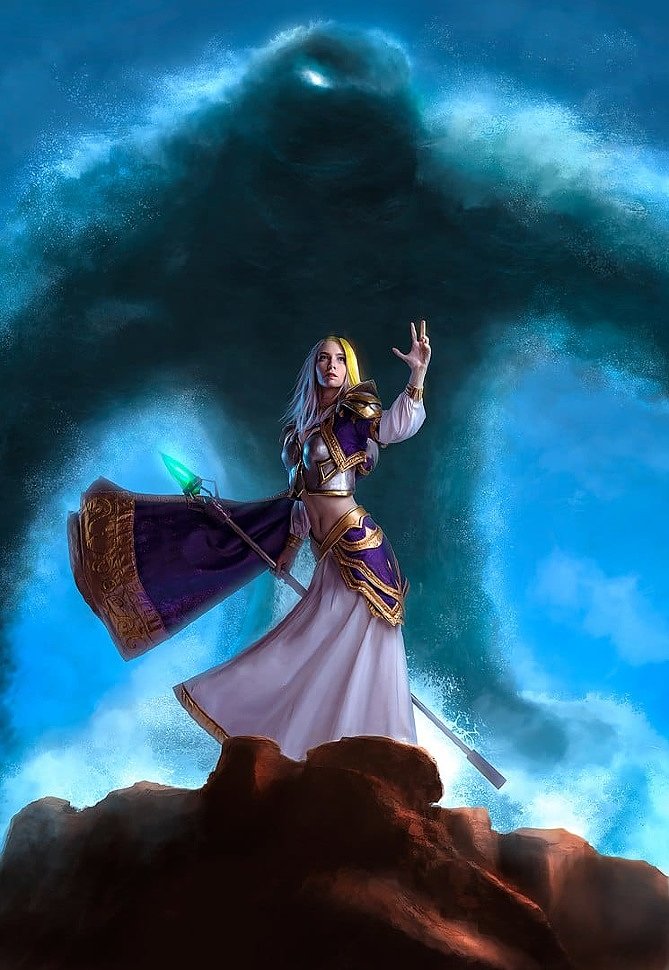 Russian Cosplay: Jaina (Warcraft 3)
