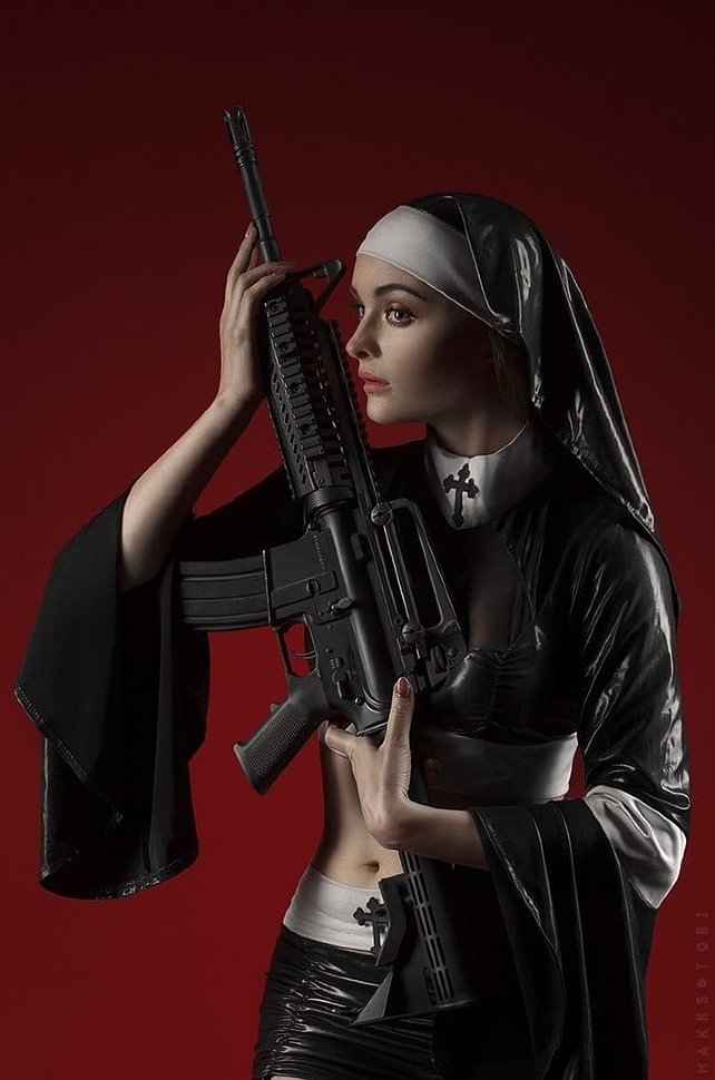 Russian Cosplay: Nun by Sofiya Letyago
