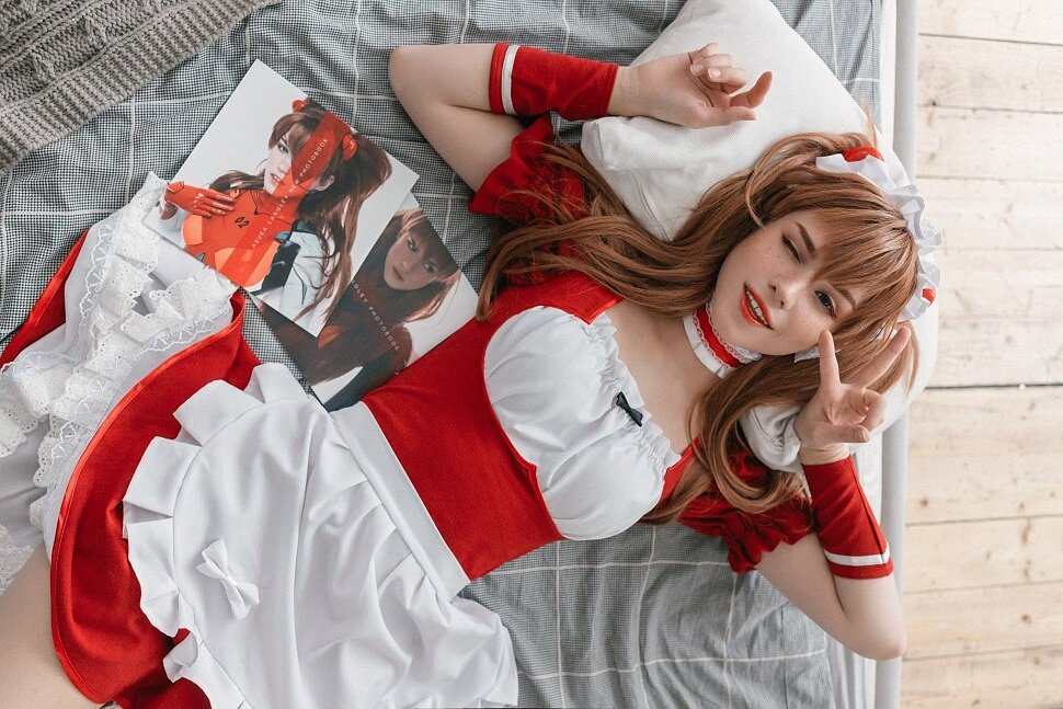 Russian Cosplay: Asuka (Evangelion) by Shirogane_sama