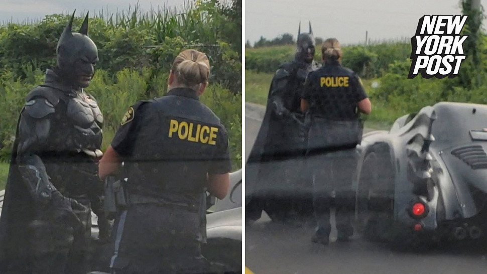 [Fun Video] Batman Pulled Over by Police in His Real-Life Batmobile
