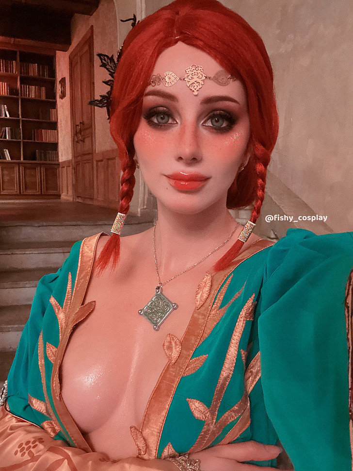[Cosplay] Triss Merigold (The Witcher 3) by Fishy #Inspired