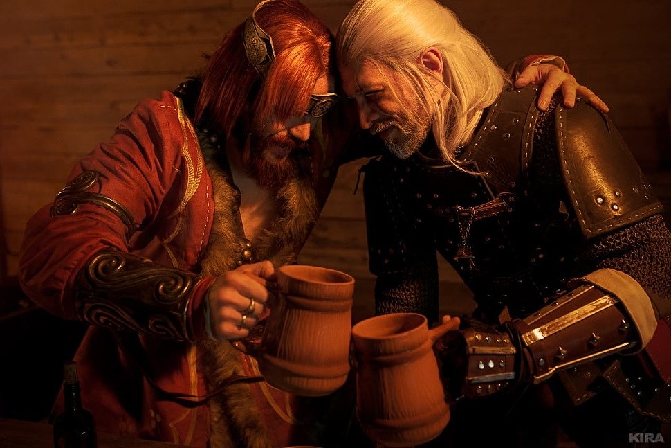 Russian Cosplay: Hjalmar, Cerys, Ciri, Yennefer, Dandelion & Geralt (The Witcher 3)