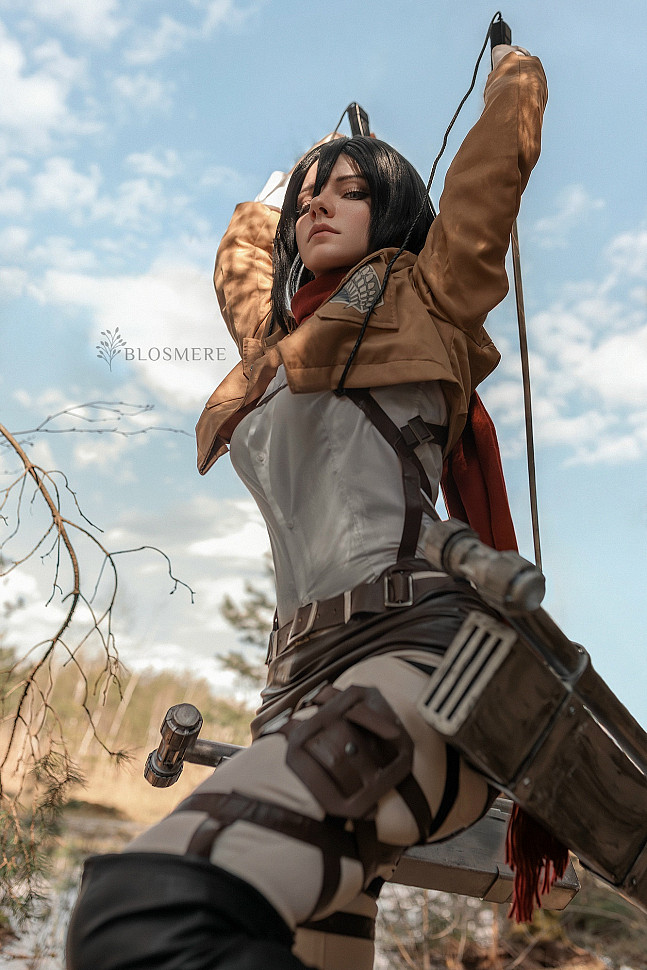 [Cosplay] Mikasa (Attack on Titan) by Blosmere #Inspired