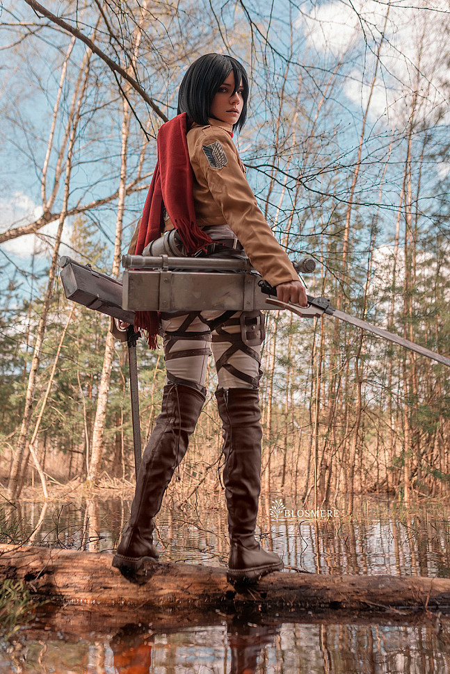 [Cosplay] Mikasa (Attack on Titan) by Blosmere #Inspired