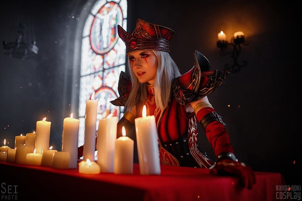 Russian Cosplay: High Inquisitor Whitemane (World of Warcraft)