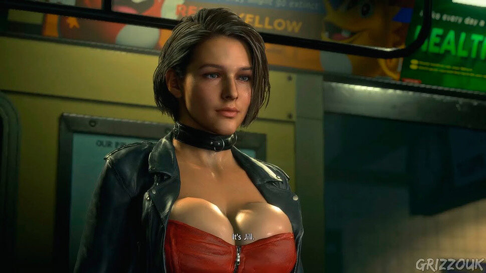 [Fun Video] Jill Valentine in Sexy Moto Red Corset (Resident Evil 3 Remake)