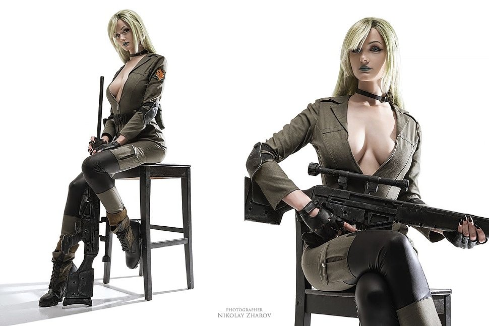 Russian Cosplay: Sniper Wolf (Metal Gear Solid) by Vlada Lucak