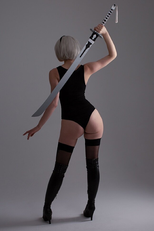 Russian Cosplay: 2B (NieR: Automata) by Inferno