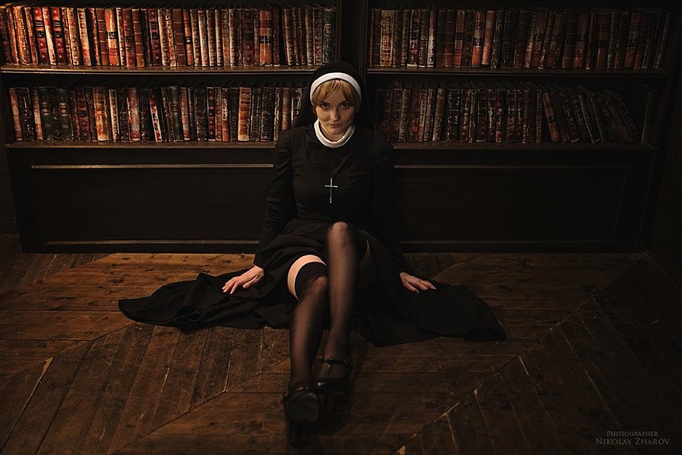 Russian Cosplay: Sister Mary Eunice (American Horror Story) by katssby