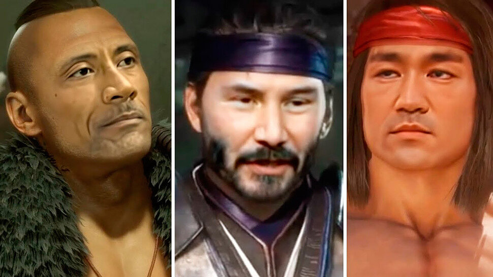 [Fun Video] MK11 - Celebrities Skins (Keanu Reeves, The Rock, Bruce Lee, Jackie Chan) [DeepFake]