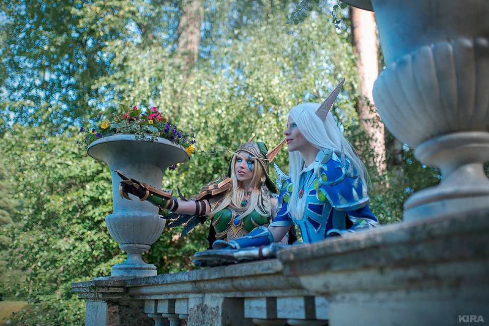 Russian Cosplay: Alleria, Vereesa, Sylvana (World of Warcraft)