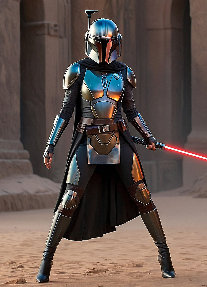 The Mandalorian Girl (AI)