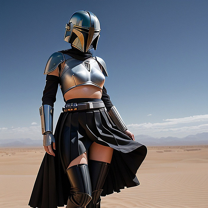 The Mandalorian Girl (AI)