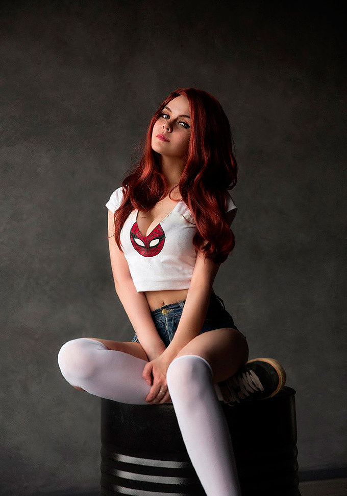 Russian Cosplay: Mary Jane (Spider-man) by Asami Gate