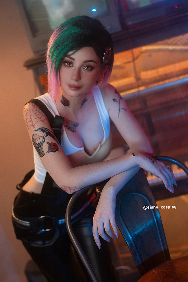 [Cosplay] Judy (Cyberpunk 2077) by Fishy #Inspired
