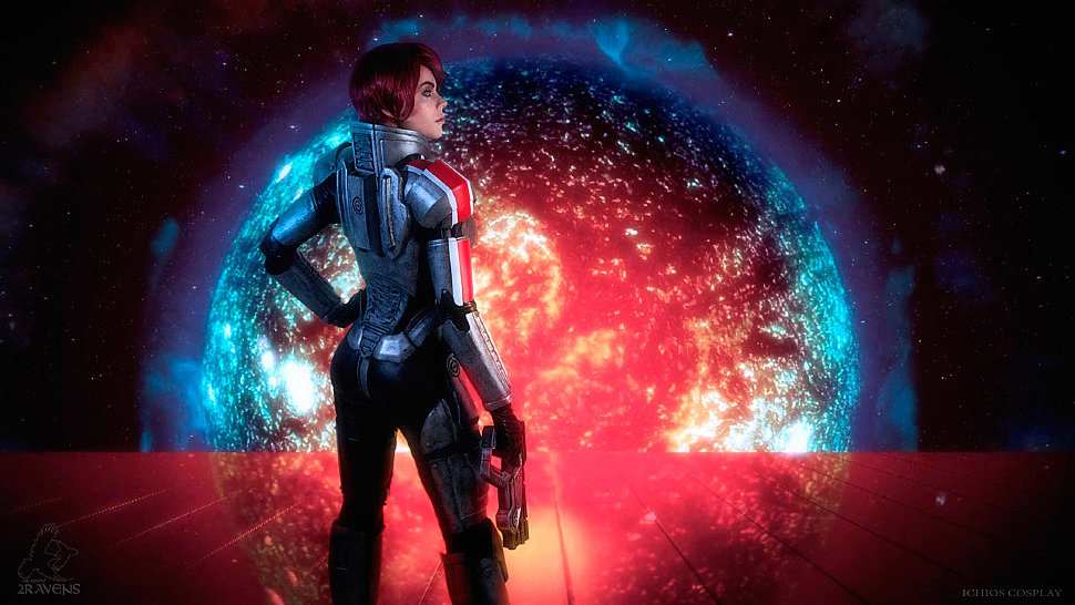 Russian Cosplay: Shepard (Mass Effect) by Anya iChios