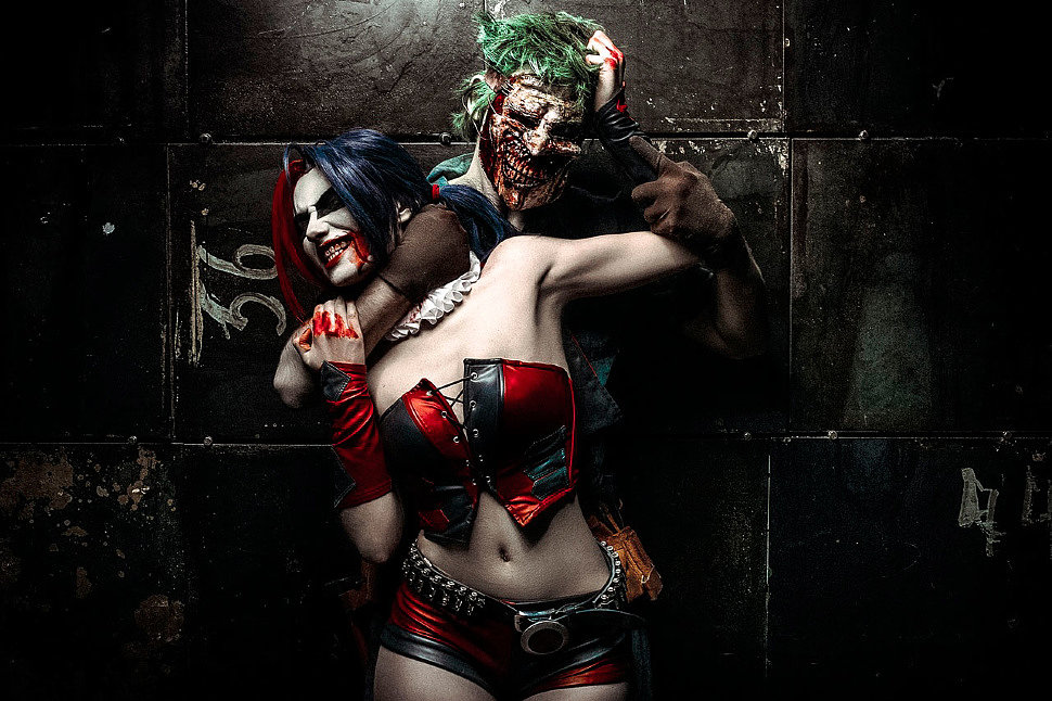 Russian Cosplay: Joker, Harley Quinn (DC) by CarryKey, Lucher
