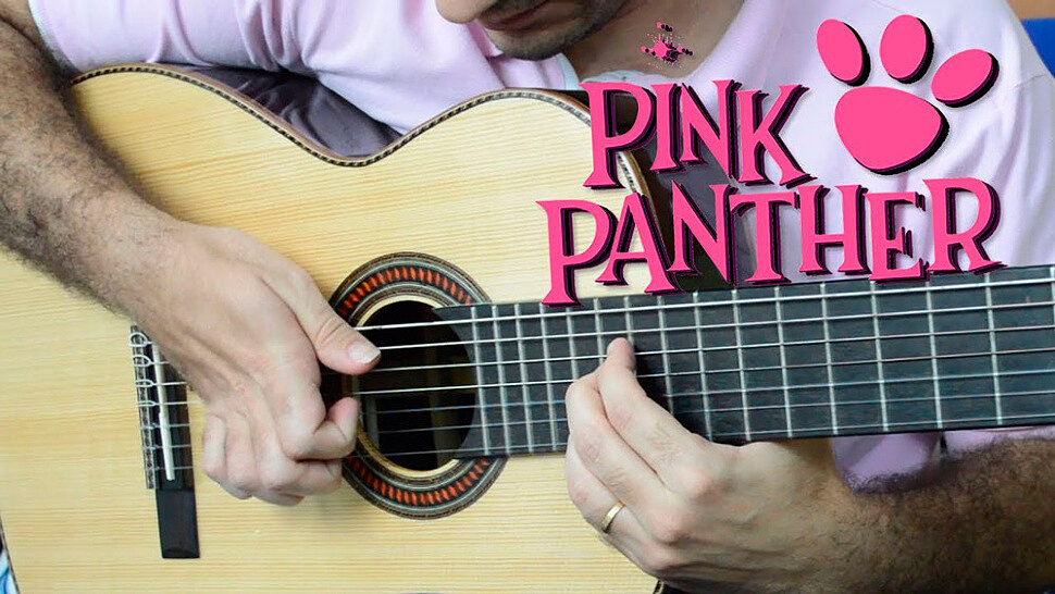 [Music Video] The Pink Panther Theme - Fingerstyle Guitar Cover by Marcos Kaiser