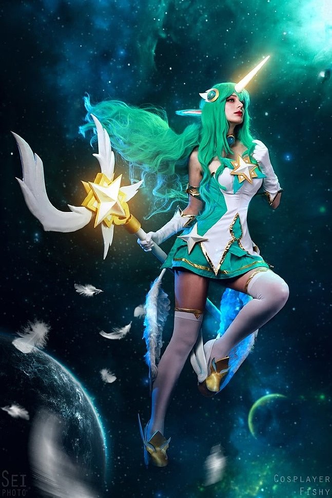 Russian Cosplay: Star Guardian Soraka (League of Legends) by SeiPhoto