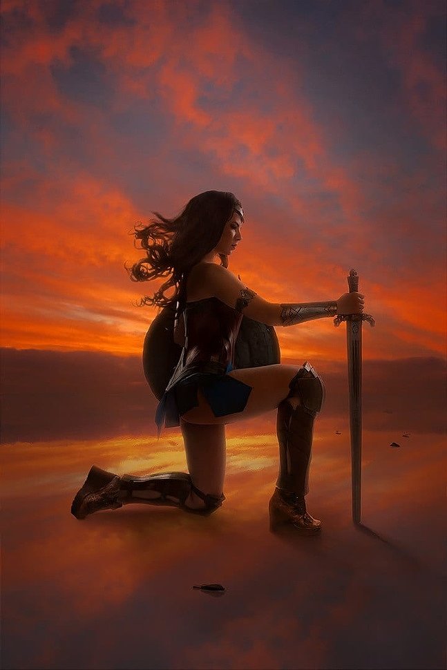 Russian Cosplay: Wonder Woman (DC) by Anastasya Zelenova